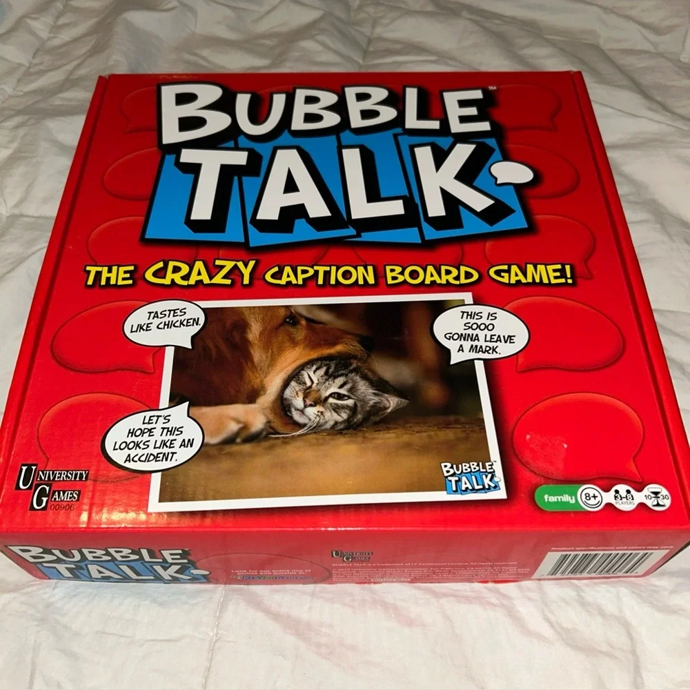 Bubble Talk The Crazy Caption Board Game, University Games, 2017 - Picture 1 of 5